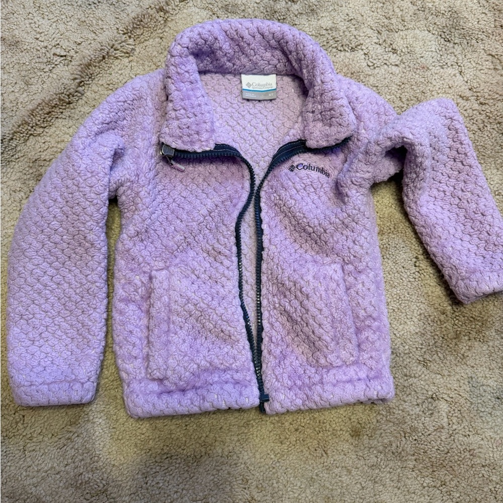 Columbia kids Lavender Fire Side Fleece Jacket 4t